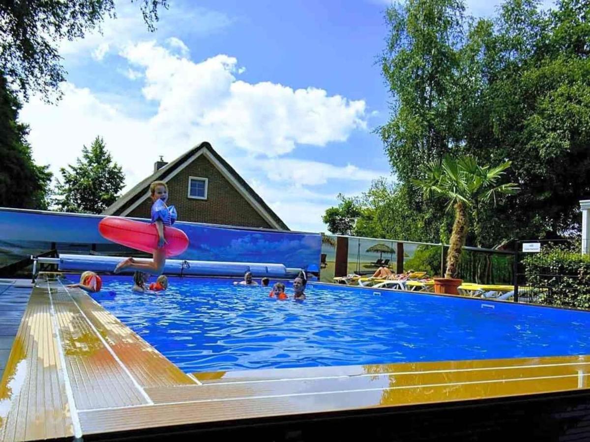 Carpe Diem, Het Ruime Chalet Met Houtkachel Nabij Wildlands Emmen Schoonebeek Exteriör bild
